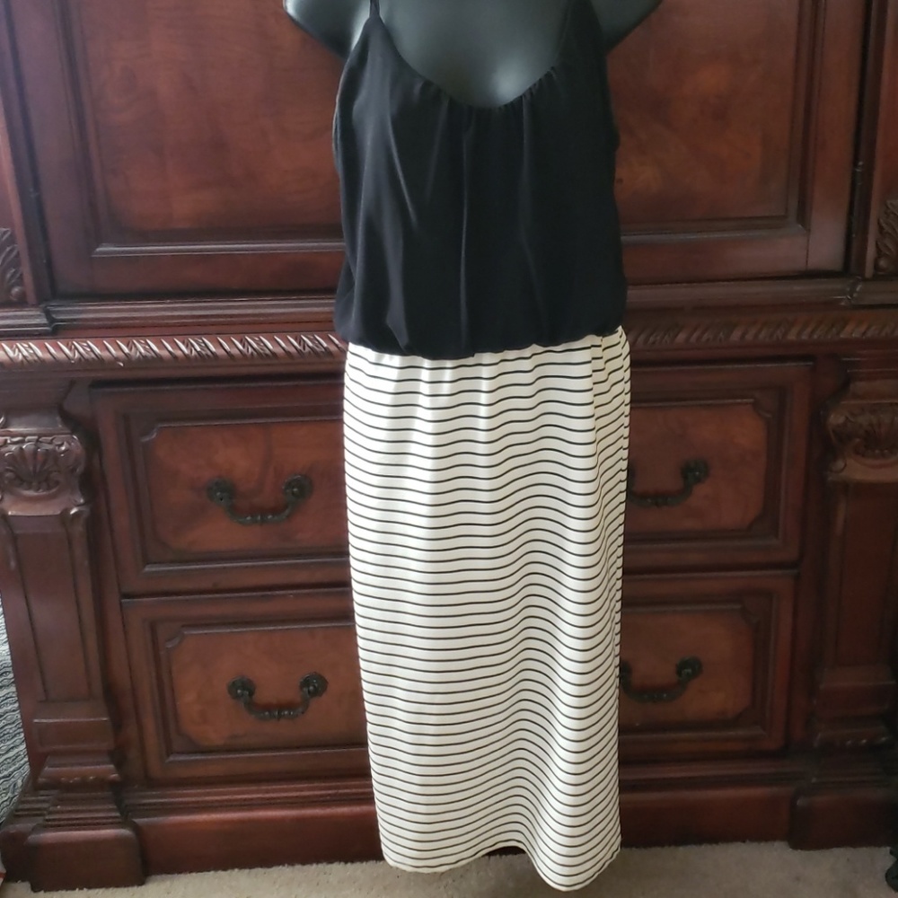 Striped Midi Dress
